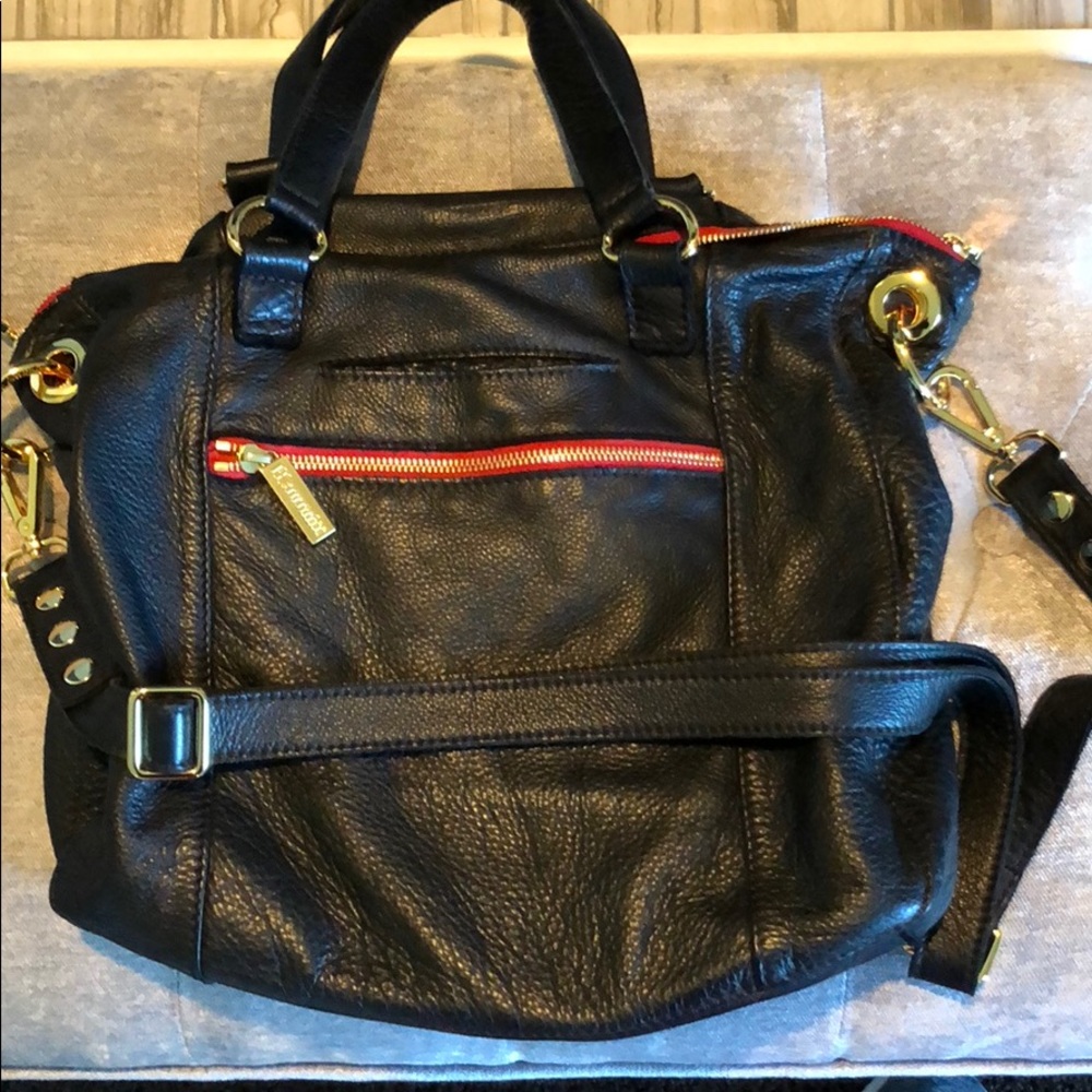 Hammitt Daniel Tote black leather bag purse satche